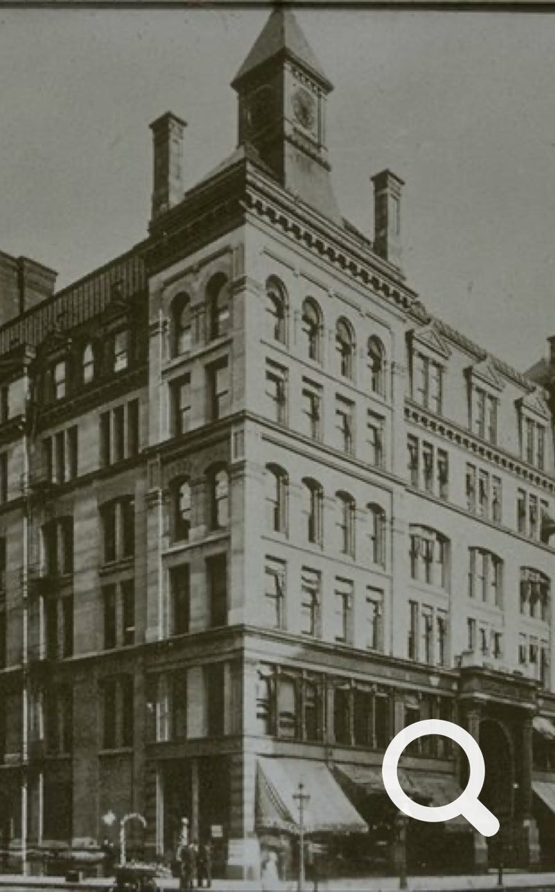 Central Music-Hall SE corner of State and Randolph Streets, Chicago, IL. Oscar Wilde lecture 1882