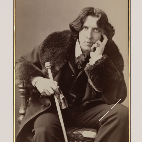 Oscar Wilde 1882 Number 22 by Sarony